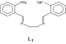 AZoJomo -偶氮材料在线杂志的结构式的配体N, N 欧洲杯足球竞彩' bis (2-nitrobenzyl) ethylendiimine (L1)。