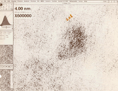 AZoJoMo - AZoM Materials J欧洲杯足球竞彩ournal of Online - HREM image of Ni-Al powder, MM processing for 40 h。